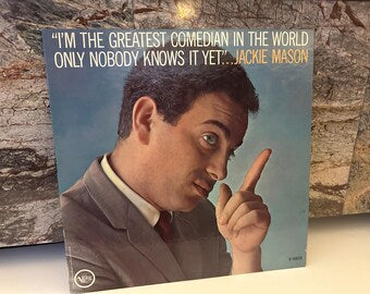 Jackie Mason 1962 LP Vinyl Record The Greatest Comedian