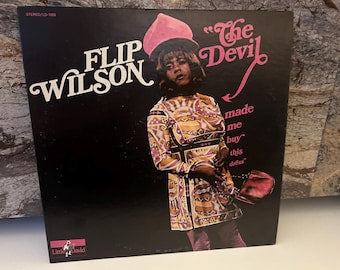 Flip Wilson 1970 LP Vinyl Record The Devil Made Me Buy This Dress Album