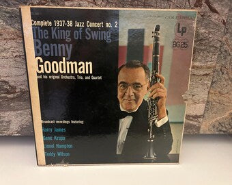 King of Swing Benny Goodman 4 LP Box Set Complete 1937-38 Jazz Concert No.2