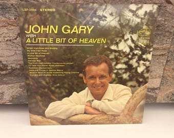 John Gary 1965 Vinyl LP Record With a Little Bit of Heaven Album