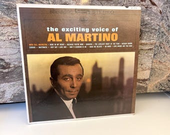 Al Martino LP Vinyl Record: The Exciting Voice Album