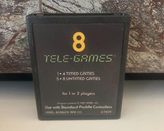 Atari 8 Telegames, 1980 Text Only,  Sold As Is (Cartridge Only)