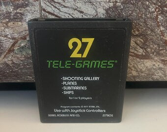 Atari 27 Telegames, 1977 Text Only,  Sold As Is (Cartridge Only)