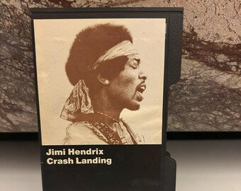 Jimi Hendrix 1975 Black Vintage Case Cassette Crash Landing