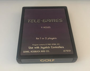 Golf Atari Telegames, 1980, Sold As Is (Cartridge Only)