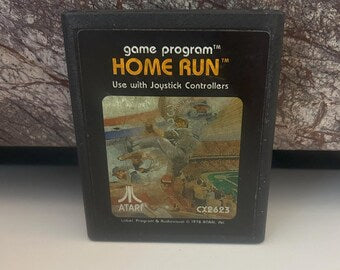 Home Run Atari Game Program, 1978, Sold As Is (Cartridge Only)