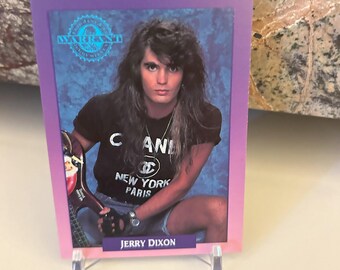 Warrant 1991 Trading Card Jerry Dixon Brockum Rock Star Card