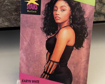 Karyn White 1991 Super Stars Trading Card #104