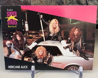Hericane Alice 1991 Super Stars Trading Card #184
