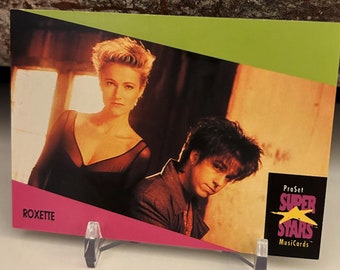 Roxette 1991 Super Stars Trading Card #117