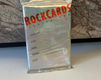 Rock Cards Series One Trading Card Pack, 1992