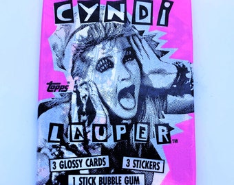 Cyndi Lauper 1985 One Sealed Trading Unopened Pack