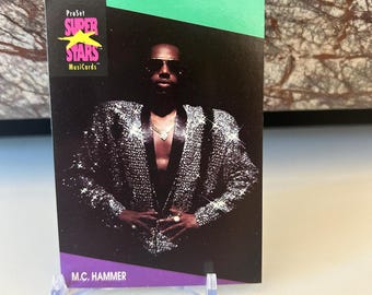 M.C Hammer 1991 Super Stars Trading Card #123