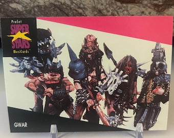 Gwar 1991 Super Stars Trading Card #181