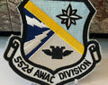 US Air Force 552d Awac Division Vintage Embroidered Patch