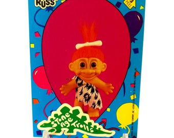 Stone Age Russ Troll Sticker (1992)