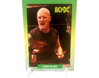 ACDC Chris Slade 1991 Trading Card #37