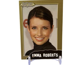 Emma Roberts Trading Card #13 Gold Edition