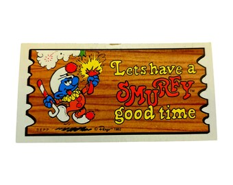 Smurfs (1982) #51 Vintage Trading Card