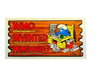 Smurfs (1982) #26 Vintage Trading Card