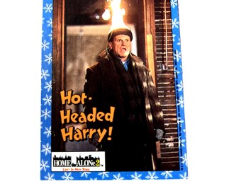Vintage 1992 Home Alone 2 Sticker: Hot-Headed Harry