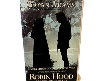 Bryan Adams 1991 Cassette Cardboard Single Robin Hood Prince of Thieves