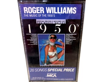 Roger Williams 1983 Cassette Music of the 1950s