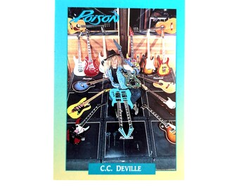 Poison 1991 CC Deville Trading Card #209