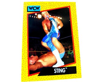 Sting Trading Card #11 WCW (1991) Wrestling
