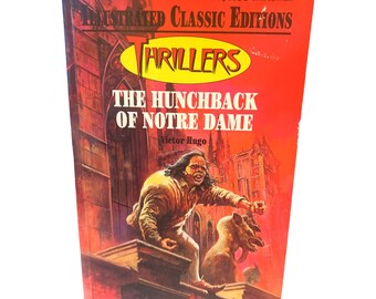 Hunchback of Notre Dame Thriller Paperback Book (1995) Illustrated Classic Edition