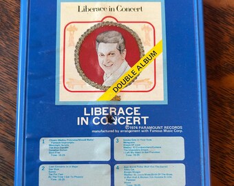 Liberace in Concert Vintage 8 Track Tape - Sold AS IS