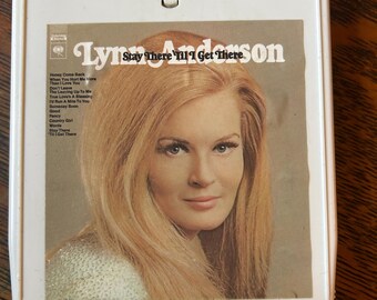 Lynn Anderson Vintage 8 Track Tape - Say There Till I Get There