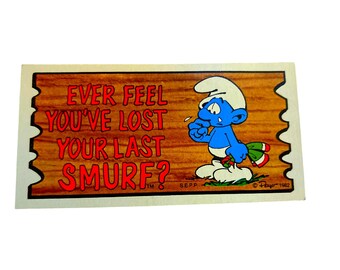 Smurfs (1982) #44 Vintage Trading Card