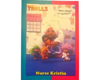 Norfin Troll #22 Nurse Kristin Trading Card (1992)