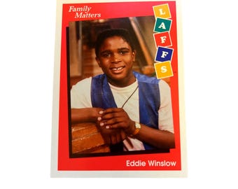 Family Matters #30 Trading Card (1991) Eddie Winslow