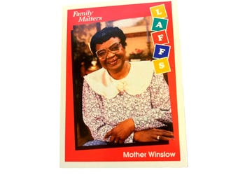 Family Matters #36 Trading Card (1991) Mother Winslow