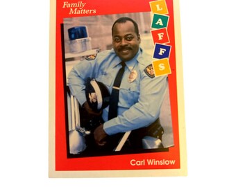 Family Matters #34 Trading Card (1991) Carl Winslow