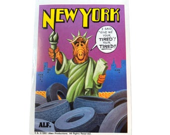 Alf New York (1987) Sticker #32