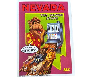 Alf Nevada (1987) Sticker #28
