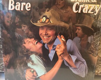 Bobby Bare 1980 Drunk & Crazy LP Vinyl Record