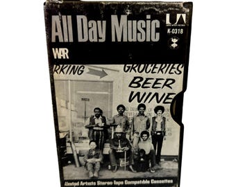 All Day Music War Cassette original Black Case
