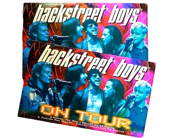 Backstreet Boys Two Photo Packs (2000) On Tour Photos
