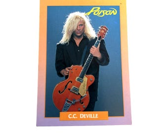 Poison 1991 CC Deville Trading Card #224