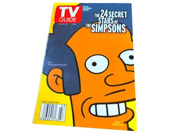 Apu The Simpsons Collector's Cover TV Guide (2000)