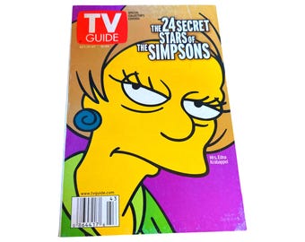 Edna Krabappel The Simpsons Collector's Cover TV Guide (2000)