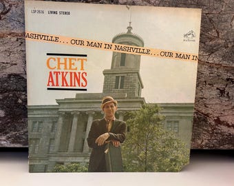 Chet Atkins 1963 LP Vinyl Record Our Man in Nashville