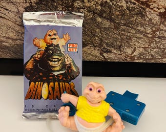 Dinosaurs Baby Sinclair Motion Toy and Trading Pack 1992