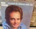Merle Haggard 1978 LP Vinyl I'm Always on a Mountain When I Fall Album