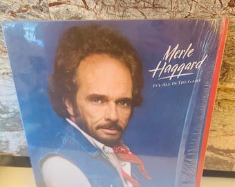 Merle Haggard 1984 LP Vinyl It's All in the Game Album