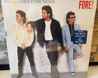 Huey Lewis & the News 1986 LP Vinyl Fore! Album